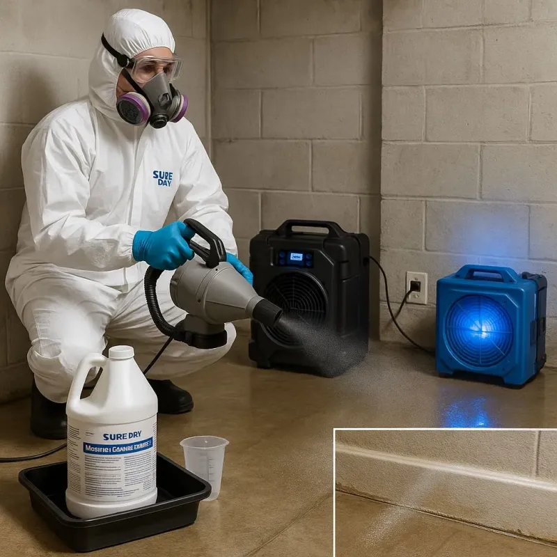 Sanitization and Odor Removal process in Twin Lake, MI