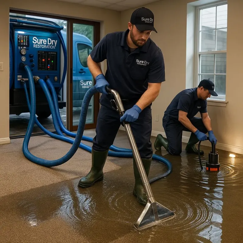 Water Extraction and Removal process in Twin Lake, MI